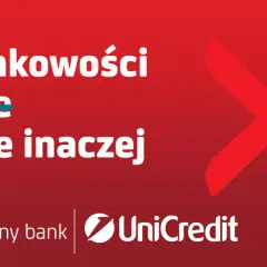 W bankowości już nie będzie inaczej. Wreszcie inny bank. Logo UniCredit. unicredit.pl