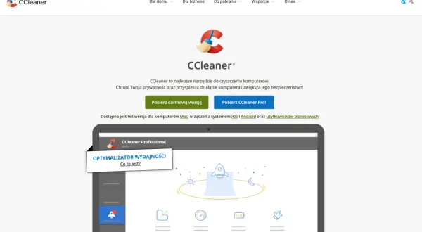 CCleaner Professional – narzędzie do optymalizacji komputera. Pobierz wersję Pro, by chronić prywatność i przyspieszyć działanie PC.